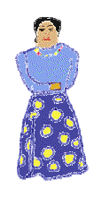 drawing of a navajo doll