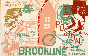 Postcard of the townhouse on Tappan Street, the Fin Pub & 
Mass Go Assoc. logos, and reminders of bicycling, skiing, 
Red Sox & blood donations. Printed on white