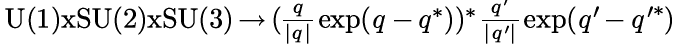 The standard model algebra